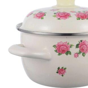 Retro For Covered Sauce Stock Double Pot 18cm Stove