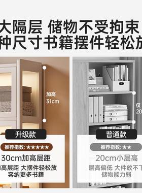 书柜物柜透明防尘26238储物子客置新厅2025款柜落地儿童简易多巴