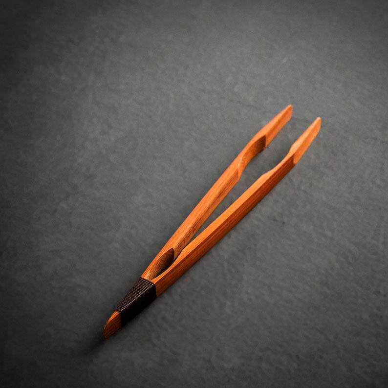 竹制茶夹 竹子茶杯夹防烫竹夹子 功夫茶具杯镊子 茶道六君子配件