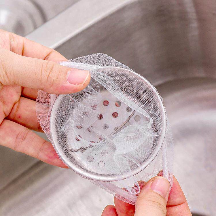 厨房防堵塞水槽过滤网洗菜水池排水口残渣过滤垃圾袋100只手提式