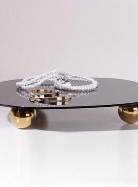 不规则设计师托盘ins家居装饰香薰摆件底托摄影背景拍摄拍照道具