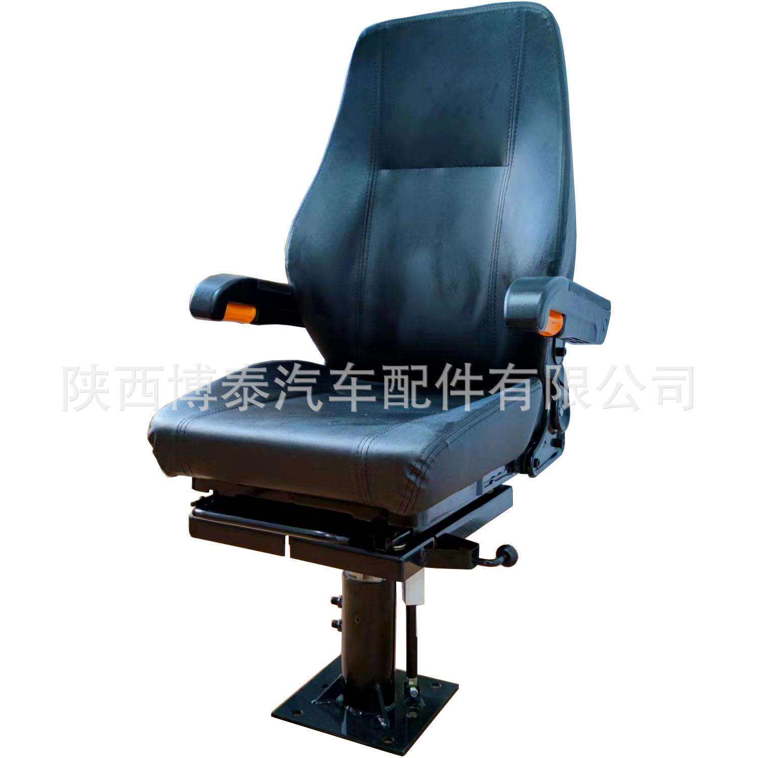 工程车座椅厂家直销 S802气动升降旋转座椅 铁路交通减震司机座椅