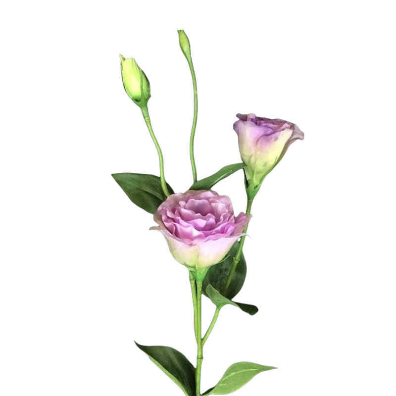 高档多头湿感高级洋桔梗仿真花绢花干花婚庆婚礼花束装饰假花批发