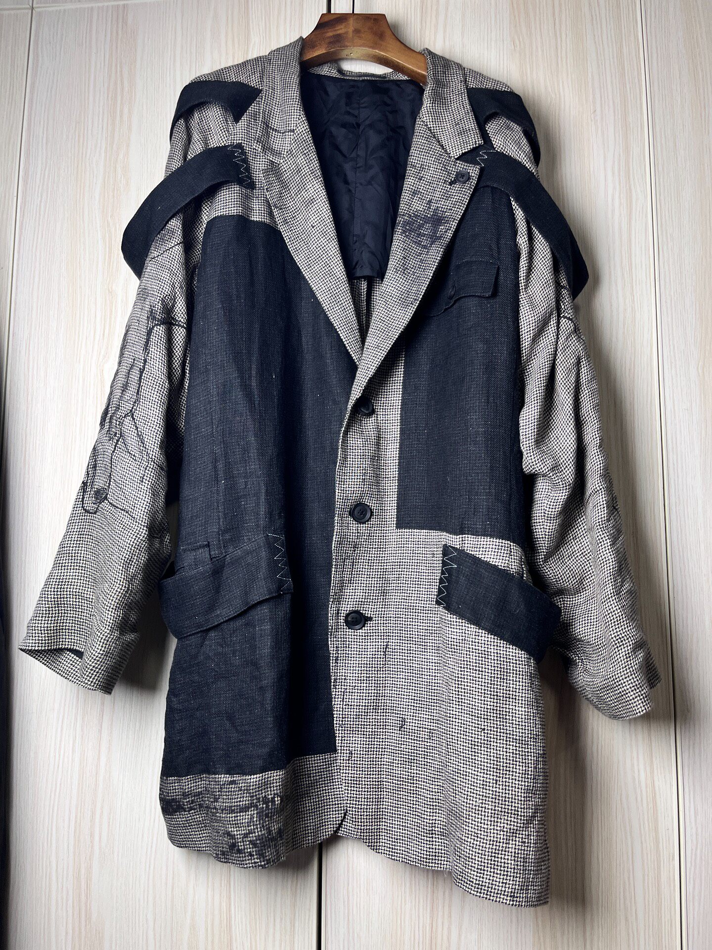 Yohji Yamamoto 24SS Oversized Hand-Painted Jacket