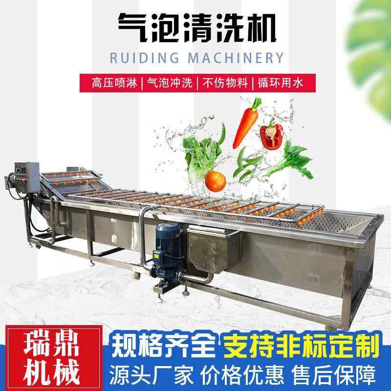果蔬毛豆清洗机气泡冲浪酱腌菜清洗机去除农药残留臭氧清洗机