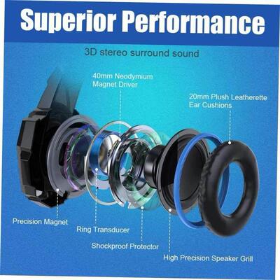 EACH G9000 Gaming Headphone Headset with Mic Casque