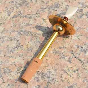 高档D唢呐音乐器专业纯铜软木芯子钦子管铜演奏级调齐全 ABC降B送