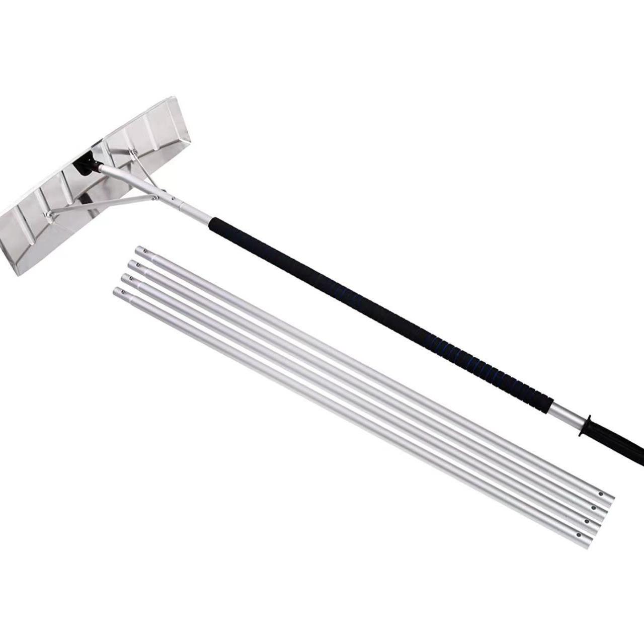 直接供货热销款6米长屋顶雪耙，铝制屋顶雪刮，带EVA皮套