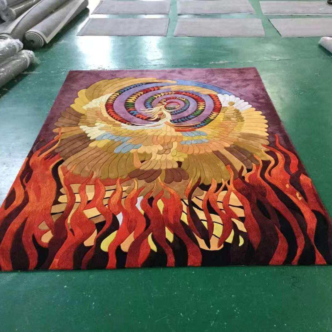 工厂直销高端手工地毯客厅沙发边家用现代轻奢高级卧室地垫羊毛