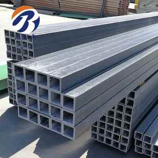 玻璃钢矩形方管圆管 优惠扶手围栏用玻璃钢拉挤型材方管角钢高强