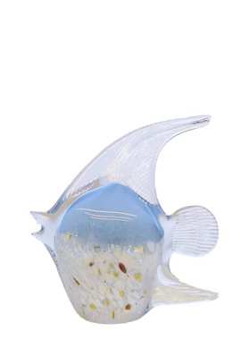 高档琉璃鱼亲吻鱼摆件轻奢风家居装饰品现代简约酒柜客厅摆设