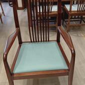 实椅木仿古靠背大气办公室用餐椅圈椅茶主人椅家椅台新中式 茶桌主