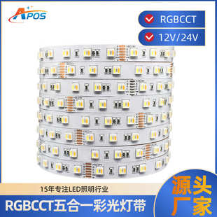 CCT双色温调光调色12V24V灯条 5050灯带四合一RGBWW五合一RGB