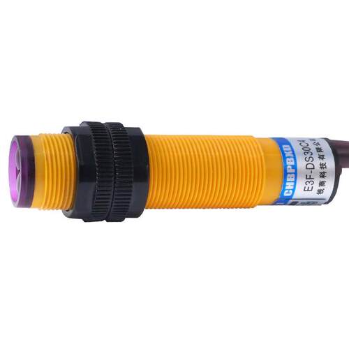 新沪工红外线光电开关E3F-DS30C4漫反射式传感器NPN三线常开B1P1