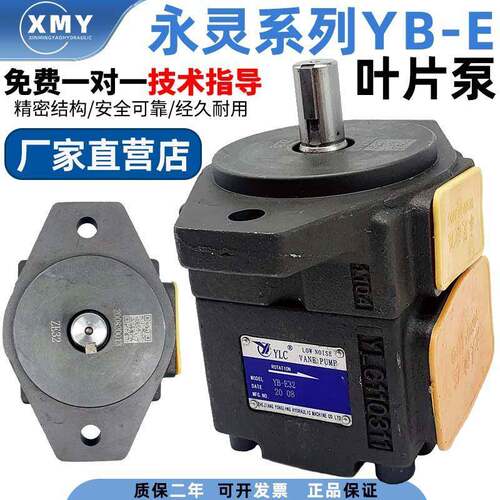 广液高压液压泵YBE-16高压叶片泵YBE-40/200液压泵配件小型液压泵