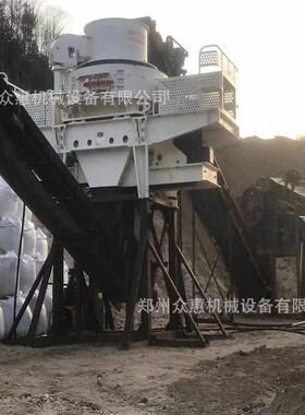 河卵石制砂机众惠移动破碎制砂机1263大型冲击式制砂设备