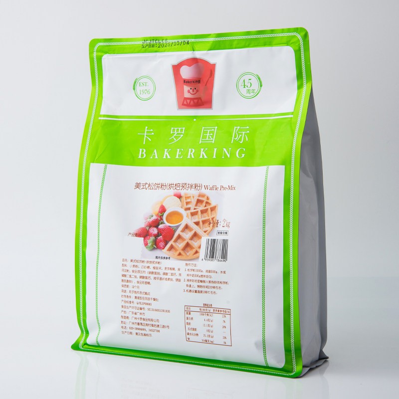 卡罗美式松饼粉2kg华夫饼粉预拌粉家用商用烘焙原料包邮