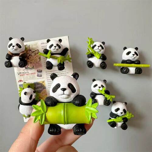 Panda refrigerator magnet 3d three-dimensional magnetic