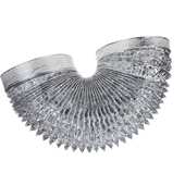 铝箔排风管铝箔软管多层加厚伸缩软管风机出风管通风单管油烟机管