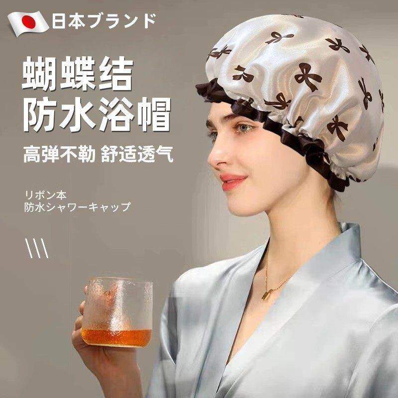 浴帽女防水洗澡防湿头发双层加厚沐浴帽新款成人家用淋浴专用头套