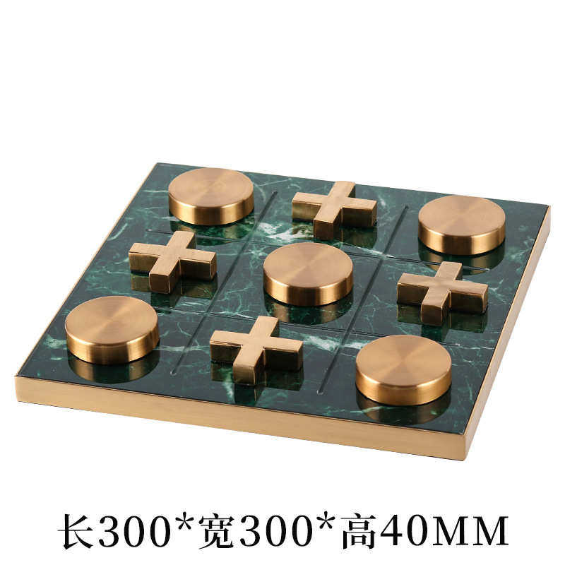 装饰玄关艺术棋盘工艺品摆件客厅金属xo奢家居创意轻样板间电视柜