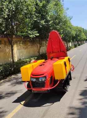 履带带式遥控打机 园果果树喷药药机 风送式履打LBGY-32药机新型