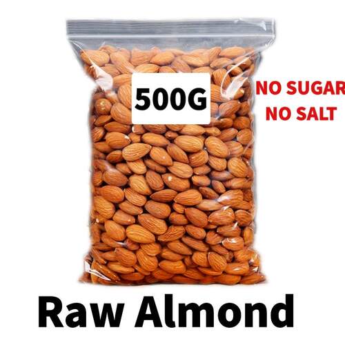 Raw Almond 500g NO SUGAR NO SALTED