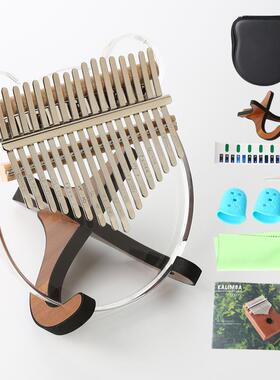 水晶7拇音指透明卡林巴克力亚板式KALIMBA1琴7手指琴WINLY