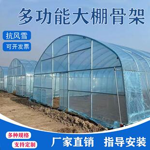 大棚骨架钢管温室种植棚定制养殖大棚蔬菜大棚猪舍牛棚羊圈千拓