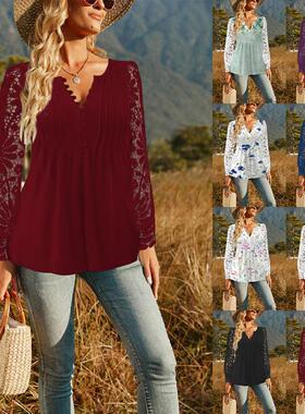 Women's lace lace sleeve compression shirt as a base