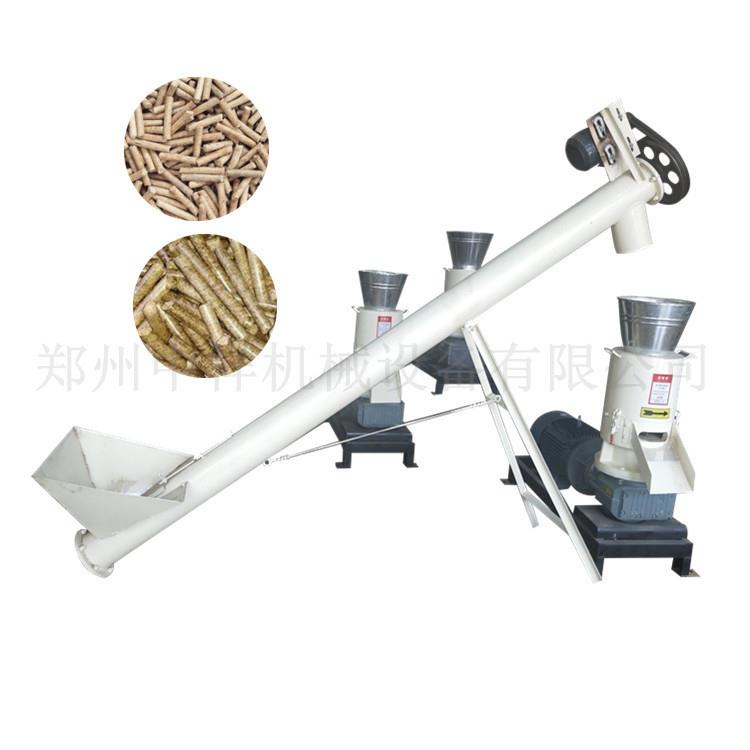 制101树枝燃木料颗粒机多用途平模屑粒设备小型家用末燃锯烧颗粒