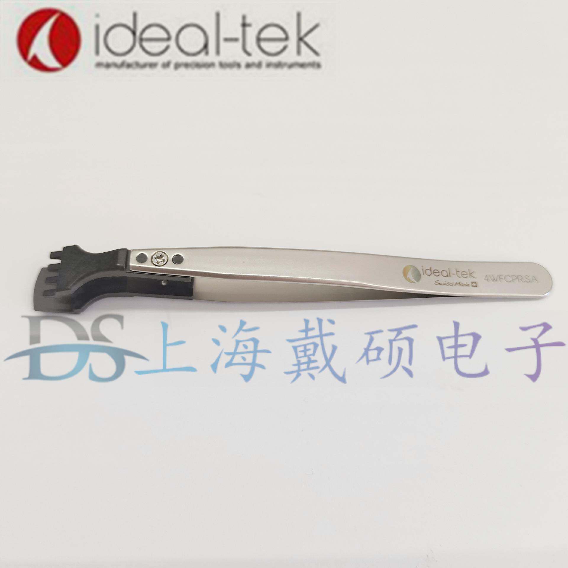 瑞士ideal-tek4WFCPR.SA4寸防静电晶圆镊子A4WFCP4寸镊子头