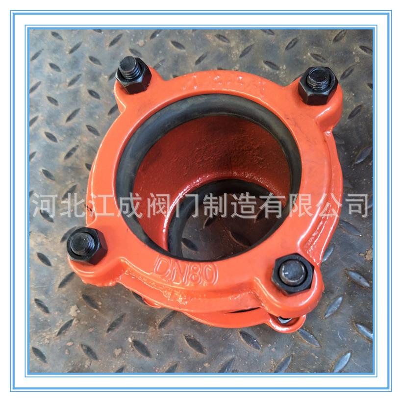 河北江DN150成热快速管器柔口接柔性接管销器连接两可管道安全靠