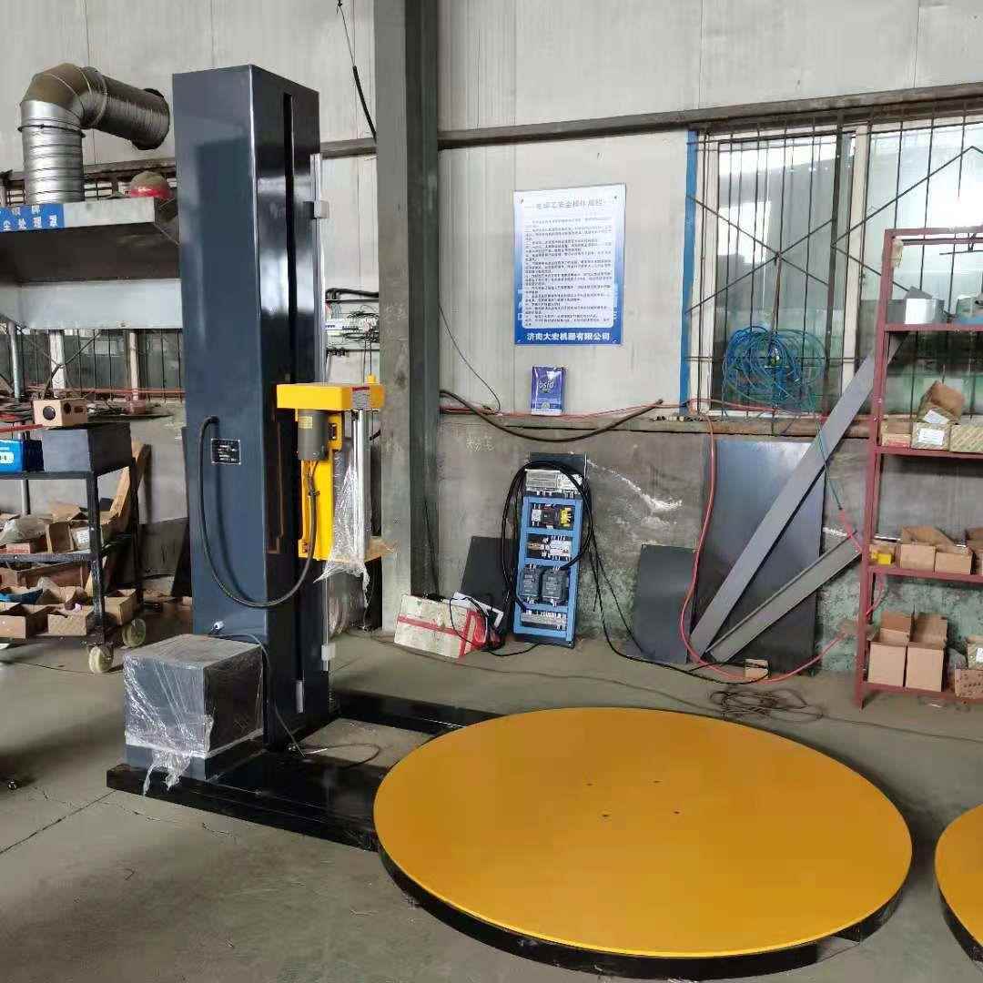 压型底M叉车型盘缠绕机在线预拉伸滚筒WAH输送线打包机顶托缠绕机