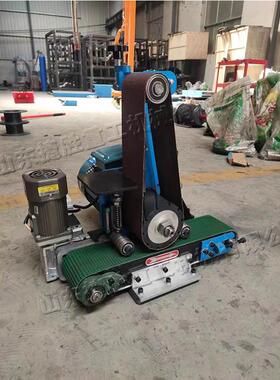 金属抛光机 小打JS-SG211型台式砂带打磨面机 全自动金属件抛平光