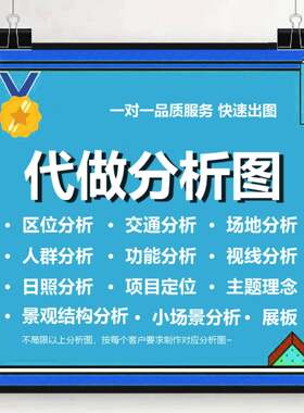 分析图代做前期场地区位交通人群功能光日照设计理念主题定位展板