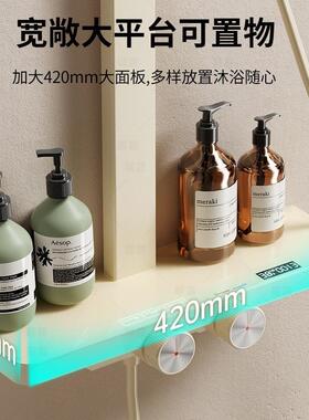 新款直销家用浴室沐浴淋雨增压喷头全铜枪灰色数显置物淋浴花洒套