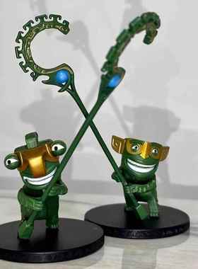 结界兽门神手办玩偶车载小摆件青铜桌面金属玩具立体哪吒魔童闹海