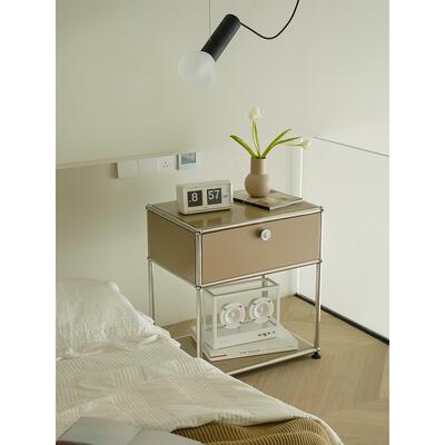 【UnicaFurn】中古包豪斯模块床头柜卧室现代简约ins储物沙发边柜