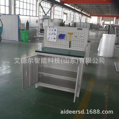 滕州艾德尔 车间加厚铁皮工具柜车铣机床工具箱柜 底部配八字脚