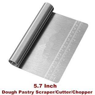 Dough Pastry Scraper Cutter Chopper Separator Scale Knife
