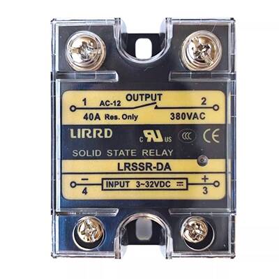 LIRRD利尔德LRSSR-DA固态继电器40A 10A直流控制交流 3-32VDC