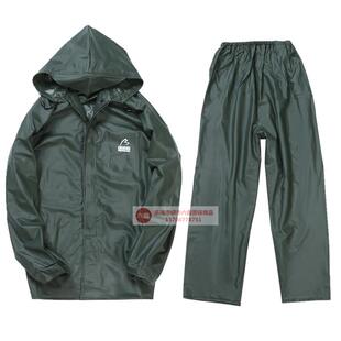 030A橡塑套装雨衣 渔业防酸碱防油防水加厚雨具男女骑行两件式成