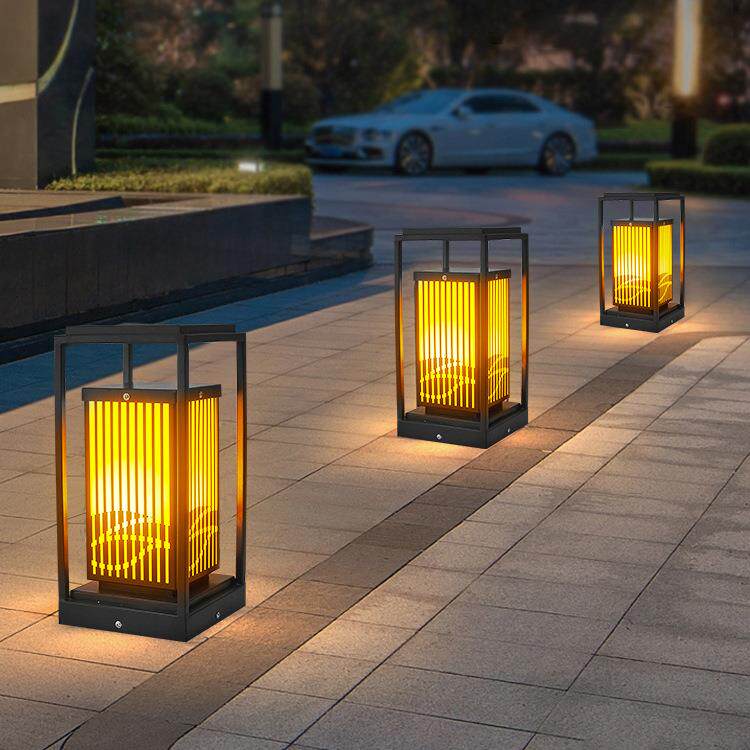 太阳能户外庭院灯别墅大门柱头灯围墙围栏灯室外防水柱子景观灯新