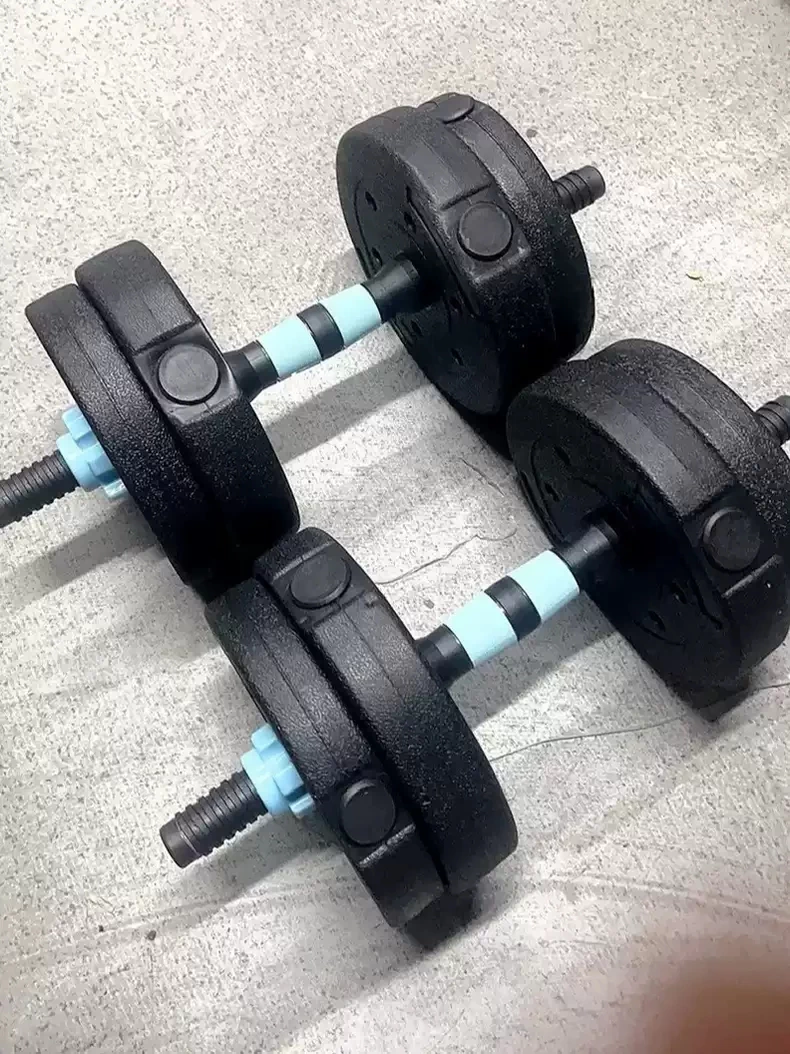 哑铃二手【38.5包邮哑铃 】亚铃低价可拆卸杠铃男士健身器材宿舍哑铃
