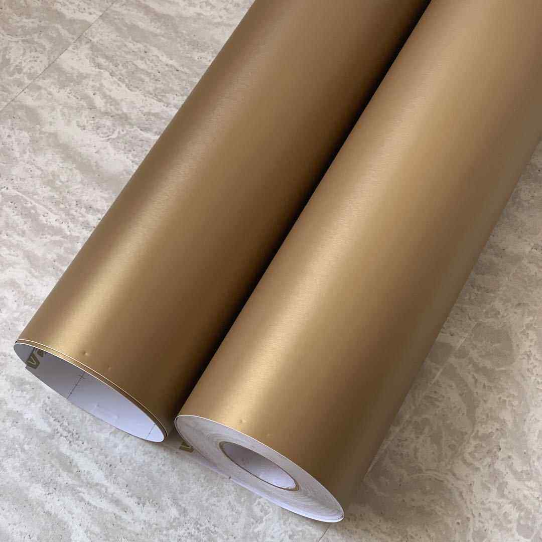 特厚气槽黄色自粘墙贴纸背无品牌/景金装饰自壁纸导展台展会波音