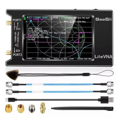 便携式矢量网络分析仪LiteVNA 6GNanoVNA升级工程网分50k-6.3GHz