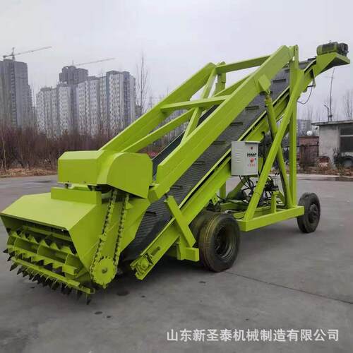 牛场养殖扒草机现货直销自走式饲料堆扒草机价格电动升降取料机