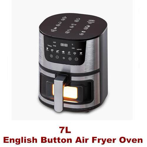 7Quart Air Fryer English Button Multifunctional No lampblack
