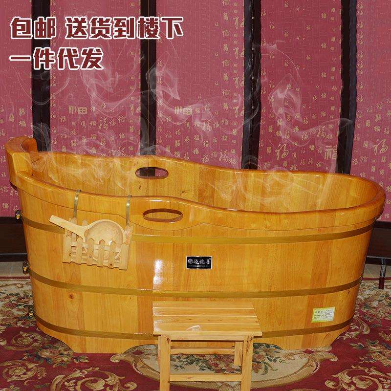 新款橡木泡澡木桶 洗澡木桶家用橡木沐浴桶 桑拿木制浴缸浴桶